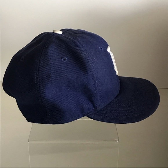 Los Angeles DODGERS Team N/ew Era 9FIFTY Navy & White OSFM Snapback Hat Cap - Picture 4 of 11